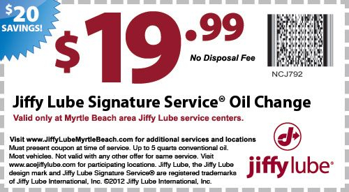 Jiffy Lube Oil Change Coupon Oil Change Printable Coupons Internet 