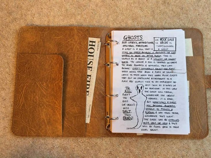 John Winchester s Journal Pages Etsy In 2021 John Winchester 