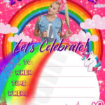 Jojo Siwa Birthday Invitation Jojo Siwa Fill Out Yourself Etsy