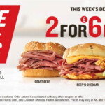 June 2022 2 Sandwiches 6 At Arbys Restaurant Drive Thru arbys