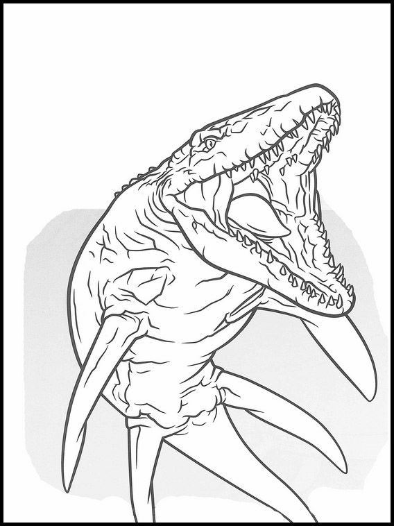 Jurassic World 28 Printable Coloring Pages For Kids Dinosaur Coloring 