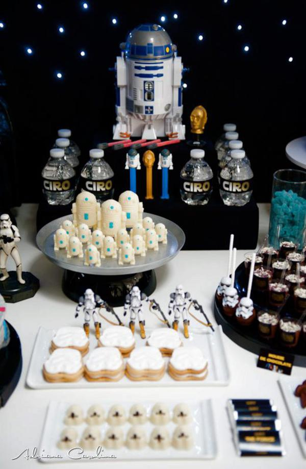 Kara s Party Ideas Star Wars Boy Yoda Darth Vader Space Birthday Party 