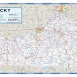 Kentucky County Highway Wall Map By Maps MapSales