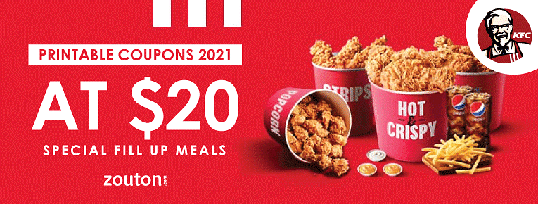 KFC Printable Coupons 2022 April Specials Get KFC Menu Items