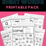 Kindergarten Sight Words Worksheets Kindergarten Worksheets Sight