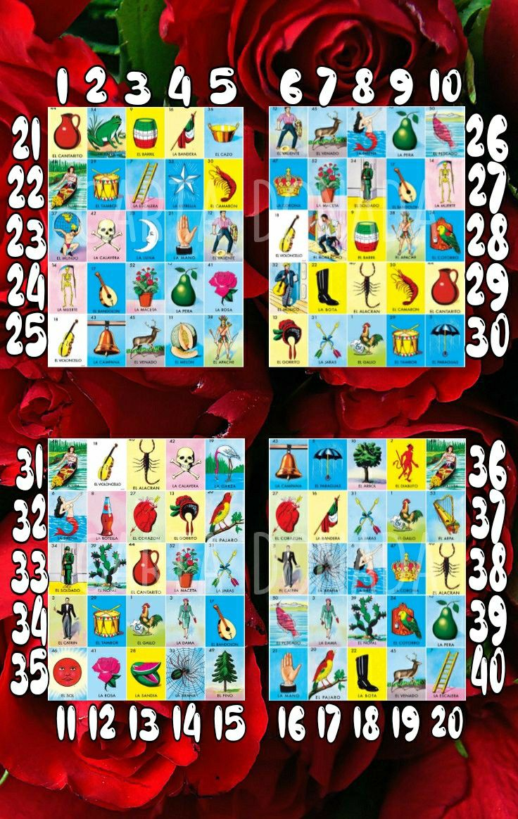 L neas Loteria Loteria Cards Bingo Cards Loteria