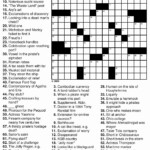 La Times Printable Crossword Puzzles 2017 Printable Crossword Puzzles