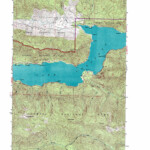 Lake Crescent Topographic Map 1 24 000 Scale Washington