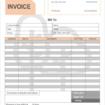 Landscape Invoice Template Invoice Template Invoice Example Invoicing