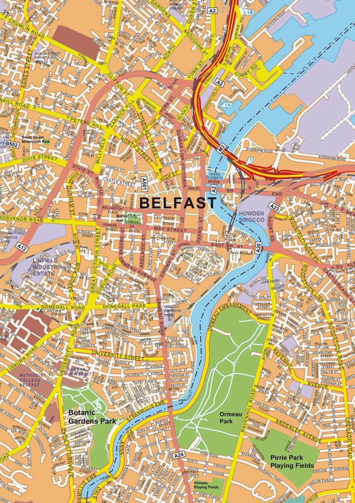 Large Belfast Maps For Free Download And Print High Resolution And 