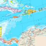 Large Detailed Map Of Caribbean Sea Detailed Map Caribbean Sea Map