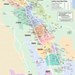 Large Detailed Map Of Napa Valley Printable Napa Winery Map