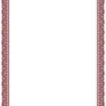 Large portrait certificat border templates MS Word DocFile Printable