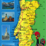 Large Travel Map Of Portugal Portugal Large Travel Map Vidiani