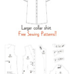 Larger Collar Shirt Free Sewing Patterns Shirt Sewing Pattern Shirt
