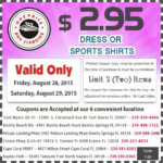 Latest Discount Coupons For One Price Dry Cleaners Fort Myers