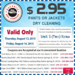 Latest Discount Coupons For One Price Dry Cleaners Fort Myers Cape