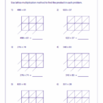 Lattice Method Addition Worksheets Worksheet Hero