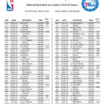 Lawn Garden Sixers Printable Schedule 2021 Nba Schedule For 2nd