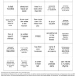 Lawrence Family Reunion Bingo Cards To Download Print And Customize