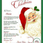 Letter From Santa Editable Template INSTANT DOWNLOAD Etsy Christmas