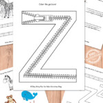 Letter Z Worksheets Free Kids Printable