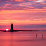 Lighthouse Sunset In Delaware Multiple Layers Of Clouds Ma Flickr