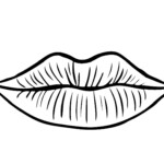 Lips Coloring Pages To Download And Print For Free