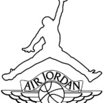 Logo Air Jordan Drawing Topcoloringpages