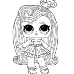 LOL Coloring Pages Cute Printable Surprise Dolls Print Color Craft