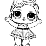 Lol Doll Luxe Coloring Page Printable