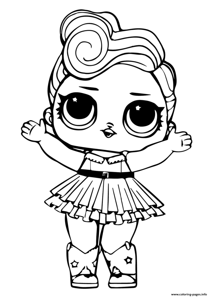 Lol Doll Luxe Coloring Page Printable