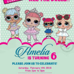 Lol SURPRISE Invitation LOL Surprise Doll Party Lol Doll Invitation