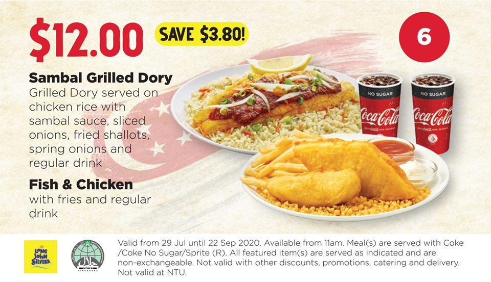 Long John Silver s Coupons 1 for 1 More SGDtips August 2020