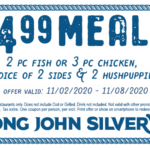Long John Silvers Coupons Promo Codes June 2021