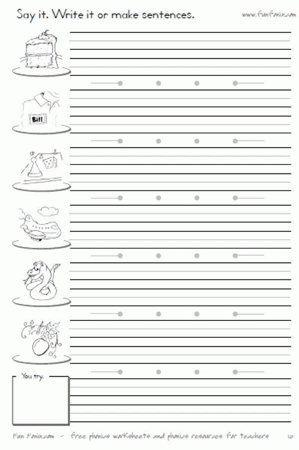 Long Vowels And Silent E Worksheets To Print Long A Long I Long O 