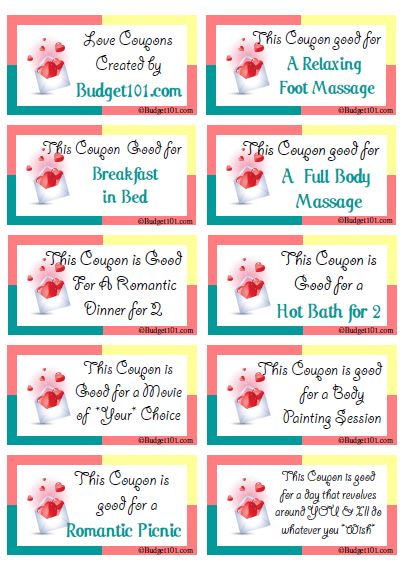 Love Coupons Downloads Budget101 