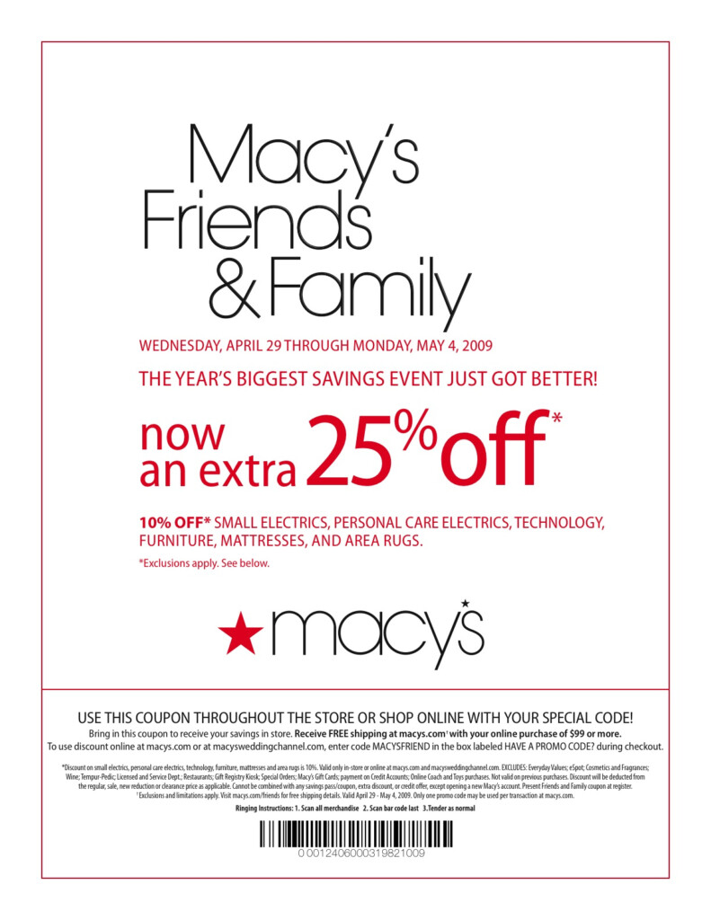 MACYS Family And Friends Sale 25 Off April 29 May 4th 2009 Pumps 