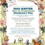 Mad Hatter Alice In Wonderland Children s Tea Party Morgan Hill Life