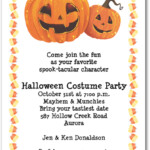 Magic Pumpkins Halloween Invitations