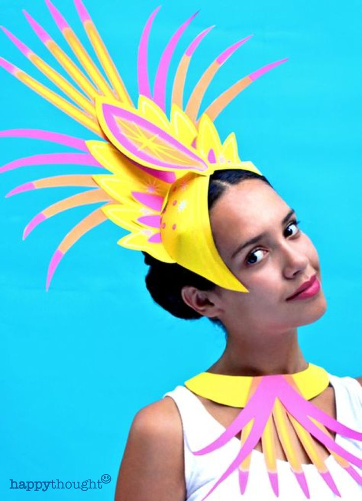 Make Your Own Carnival Headdress Perfect As A Rio Carnaval Crown Or 