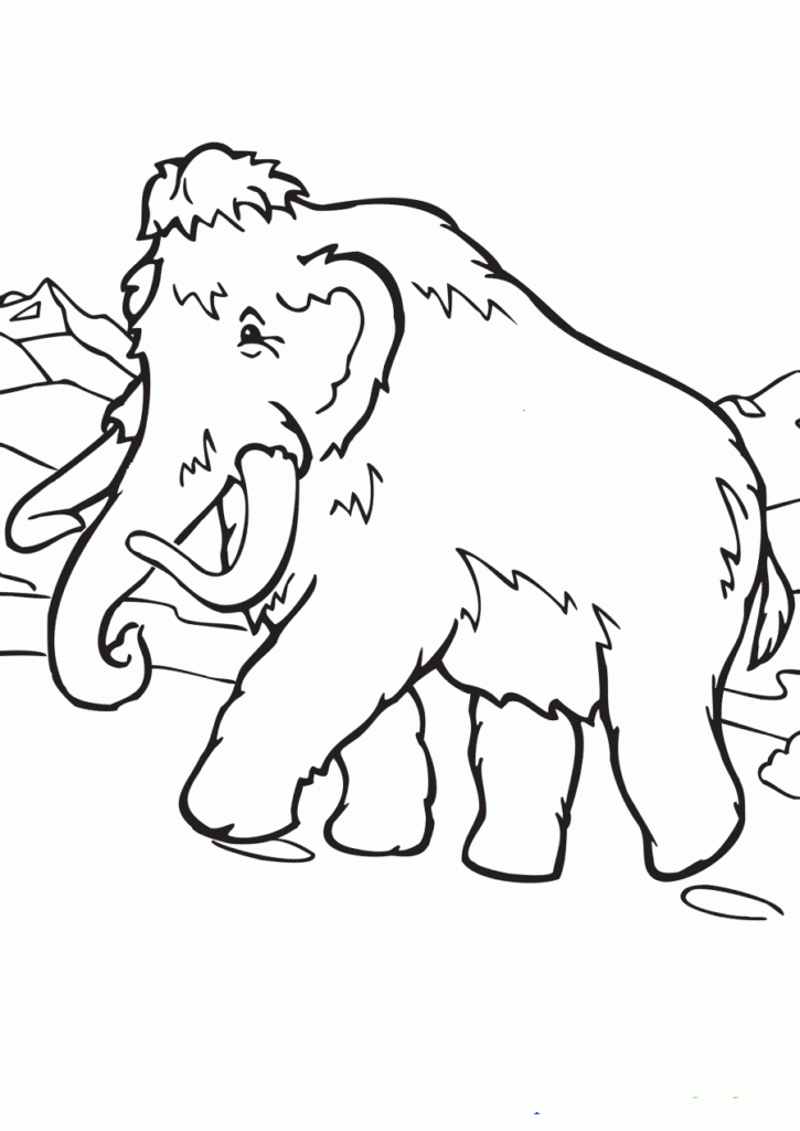 Mammoth Coloring Pages To Download And Print For Free