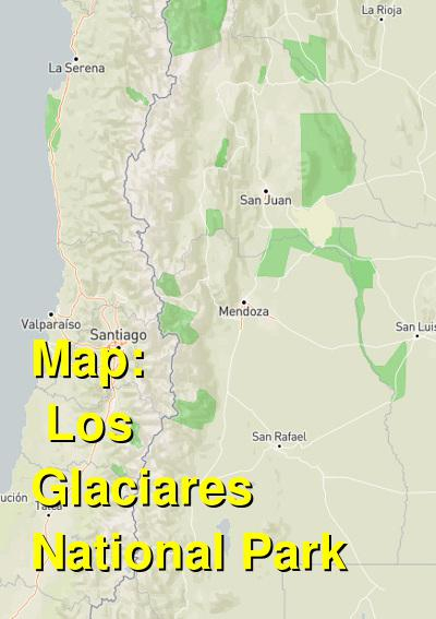 Map Los Glaciares National Park Budget Your Trip