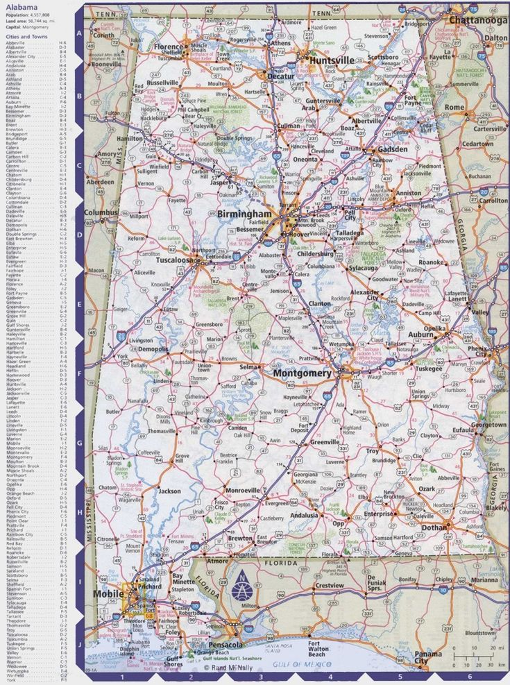 Map Of Alabama With Cities And Towns Map Genealogy Map Genealogy 