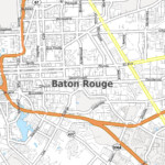 Map Of Baton Rouge Louisiana GIS Geography