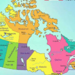 Map Of Canada With Capitals And Provinces 21 Canada Regions Map
