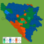 Map Of Ethnic Groups In Bosnia And Herzegovina