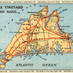 Map Of Martha s Vineyard Island MA Massachusetts Maps