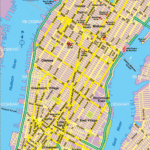 Map Of New York Manhattan City In United States Welt Atlas de