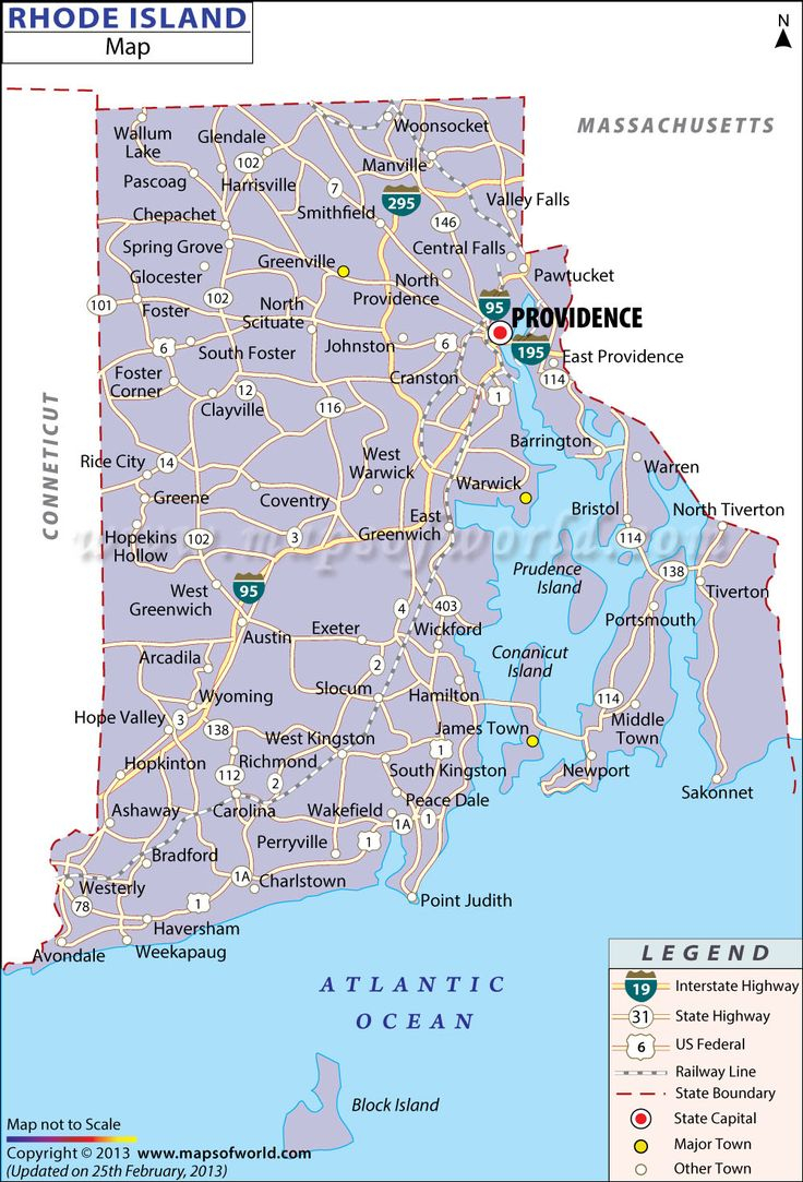 Map Of Rhode Island Map Rhode Island Island Map